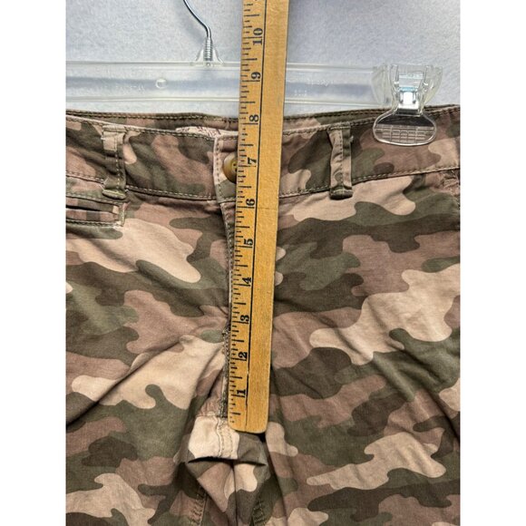 Womens SO Brand Camouflage Print Casual Pants Size 5 Cotton Blend Slim Fit - Picture 7 of 10